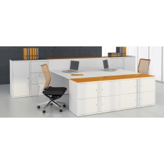 Freedom H:D Swan Neck Cupboards & Personal Drawers (1000 mm wide / 997 mm high - LHS)