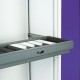 Roll out slotted drawer + shelf brackets