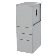 Freedom G3 Pedestal with Side Opening Tambour (600/600 mm deep - LHS)