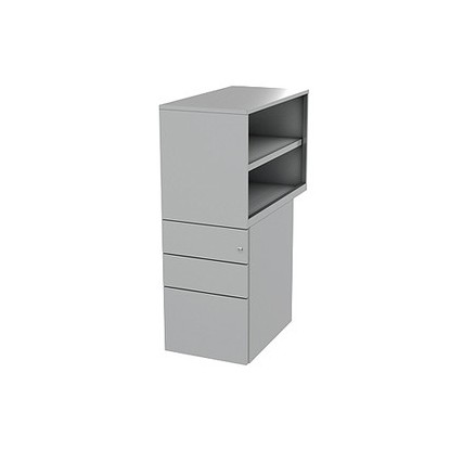 Freedom G3 Pedestal with Open Bookcase
