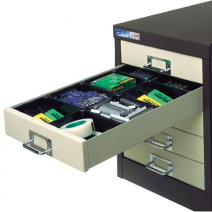 Multidrawer - 8 Compartment Plastic Tray