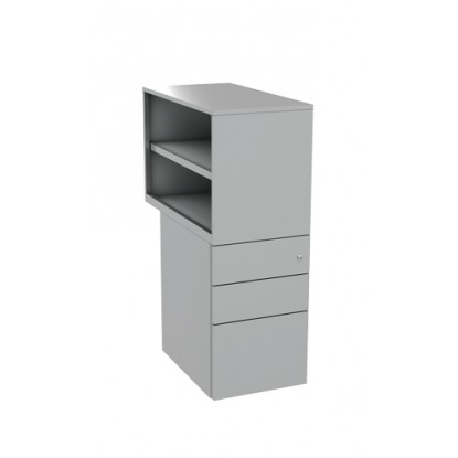 Freedom G3 Pedestal with Open Bookcase