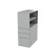 Freedom G3 Pedestal with Open Bookcase