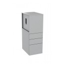 Freedom G3 Pedestal with Side Opening Tambour (600/600 deep - RHS)