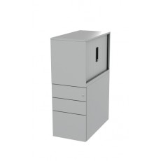 Freedom G3 Pedestal with Side Opening Tambour (800/800 mm deep - LHS)
