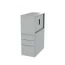 Freedom G3 Pedestal with Side Opening Tambour (800/800 mm deep - LHS)